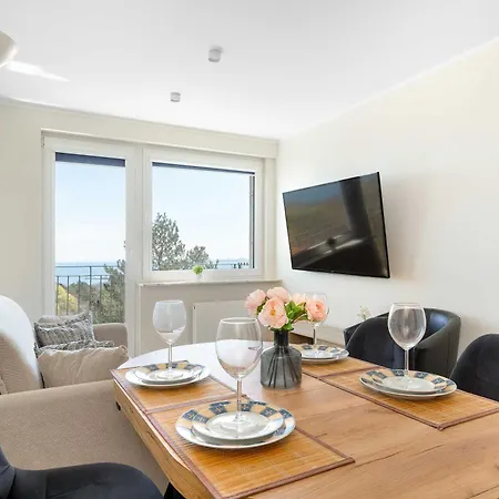 Апартаменты Bright & Modern With Balcony And Seaview By Renters Сопот